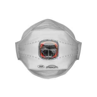 MASQUE JETABLE TROIS PLIS SPRINGFIT™ FFP3V (435) VALVE TYPHOON (BOÎTE DE 10)