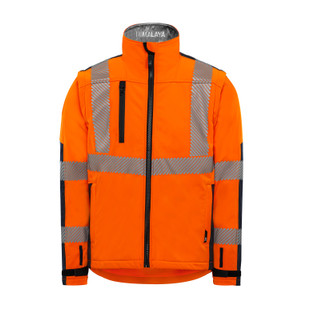 SOFTSHELL HIMALAYA GRS ORANGE/MARINE