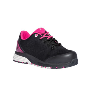 CHAUSSURE DE SECURITE BASSE NOIRE FUSCHIA SLALUM S1P HRO SRC