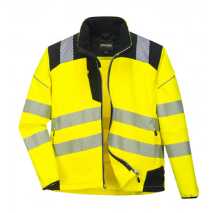 SOFTSHELL HAUTE VISIBILITE T402 JAUNE