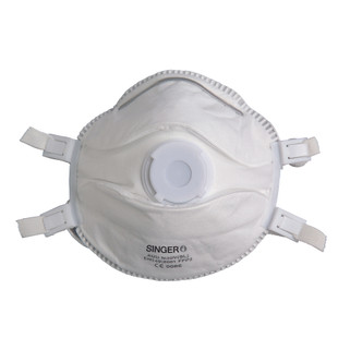 DEMI-MASQUE JETABLE FFP3 AVEC VALVE (BOITE DE 5)