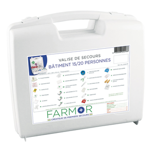 VALISE DE SECOURS  15/20 PERSONNES