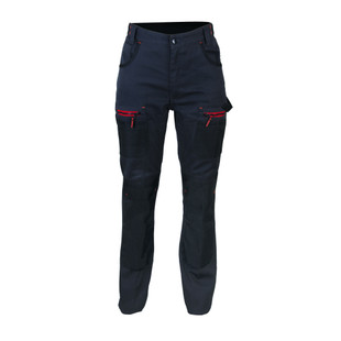 PANTALON TRAVAIL FEMME OLYMPIA GRIS NUIT/NOIR 1577