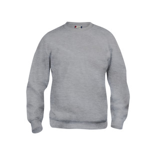 SWEATSHIRT BASIC ROUNDNECK GRIS CHINE