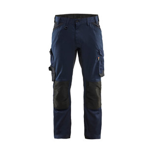 PANTALON STRETCH 2D MARINE FONCE