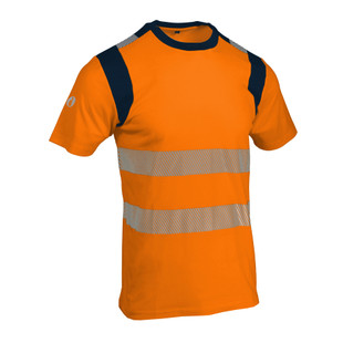 TSHIRT HAUTE VISIBILITE POLYCOTON ORANGE
