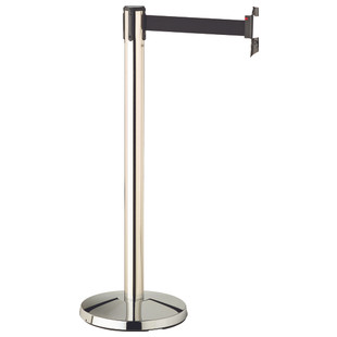 BARRIERE DELIMITATION CEINTURE RETRACTABLE SOCLE PACEO LOT DE 2