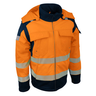 VESTE SOFTSHELL HAUTE VISIBILITE ORANGE