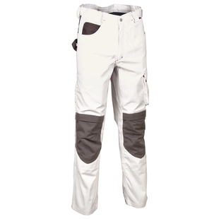 PANTALON SALISBOURG BLANC/ANTHRACITE
