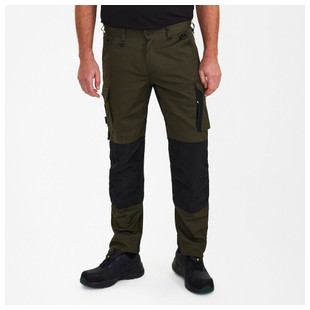 PANTALON X-TREME AVEC STRETCH VERT FORET/NOIR