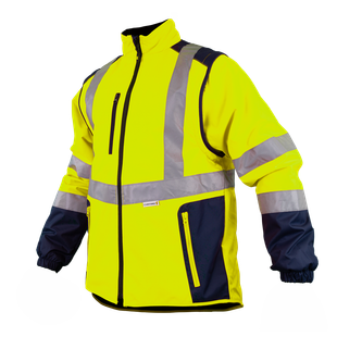BLOUSON HV2 OSLO JAUNE FLUO / MARINE