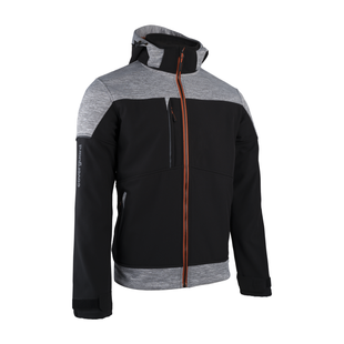 VESTE SOFTSHELL BANJO GRS NOIRE/CITROUILLE