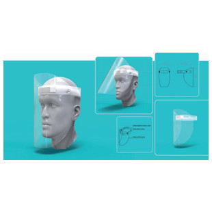 VISIERE DE PROTECTION PIVOTANTE AVEC SANGLE