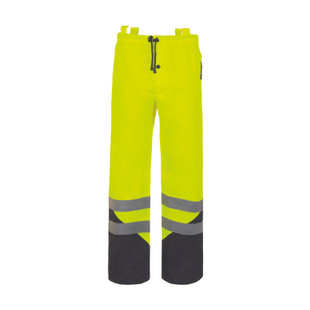 PANTALON DE PLUIE HAUTE VISIBILITE SPEED JAUNE/NOIR