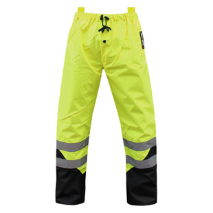 PANTALON DE PLUIE HAUTE VISIBILITE SPEED JAUNE/NOIR