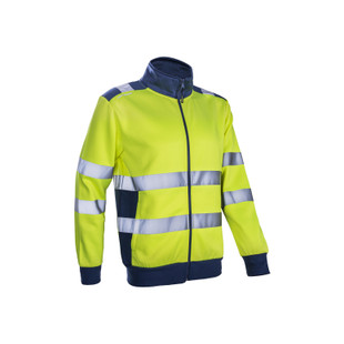 VESTE THERMIQUE HAUTE VISIBILTE GOKKAN JAUNE/MARINE