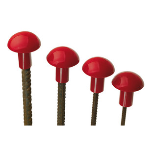 EMBOUTS DE SECURITE POUR FER A BETON D.8 A 20 MM (SACHET 125 PC)