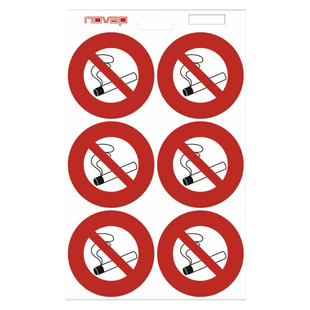 PICTOGRAMME ADHESIF INTERDICTIONS ET OBLIGATIONS (PLANCHE DE 6)