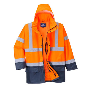 PARKA 5EN1 ESSENTIEL S766 ORANGE/MARINE