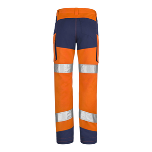PANTALON IRIS PI ORANGE FLUO/BLEU MARINE