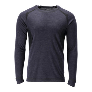 TRICOT DE CORPS FONCTIONNEL CROSSOVER MARINE FONCE