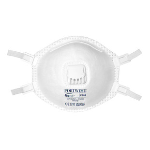 MASQUE FFP3 AVEC VALVE P301 BLANC 10 PIECES