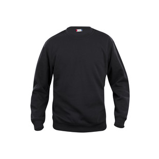SWEATSHIRT BASIC ROUNDNECK NOIR