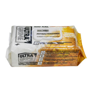 LINGETTE ULTRAGRIME PRO XXL ANTIBACTERIENNES X 100