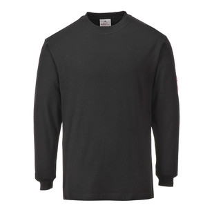 T-SHIRT MANCHES LONGUES MODAFLAME FR FR11 NOIR