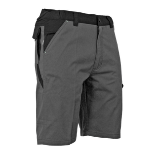 BERMUDA BASIC FONDEUR GRIS SOMBRE/NOIR