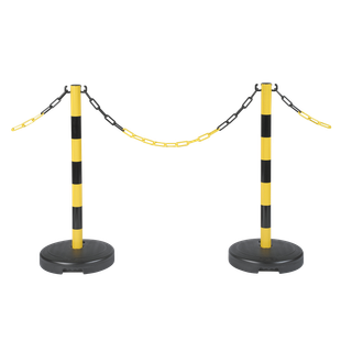 POTEAU PVC SUR SOCLE A LESTER 9KG