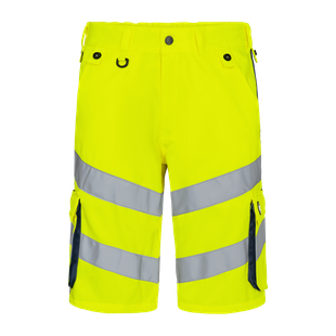 SHORT LIGHT SAFETY HAUTE VISIBILITE JAUNE/BLEU MARINE