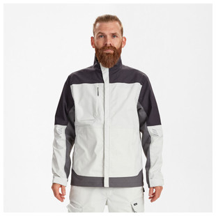 BLOUSON DE TRAVAIL ENTIRE BONE WHITE/ANTHRACITE GREY